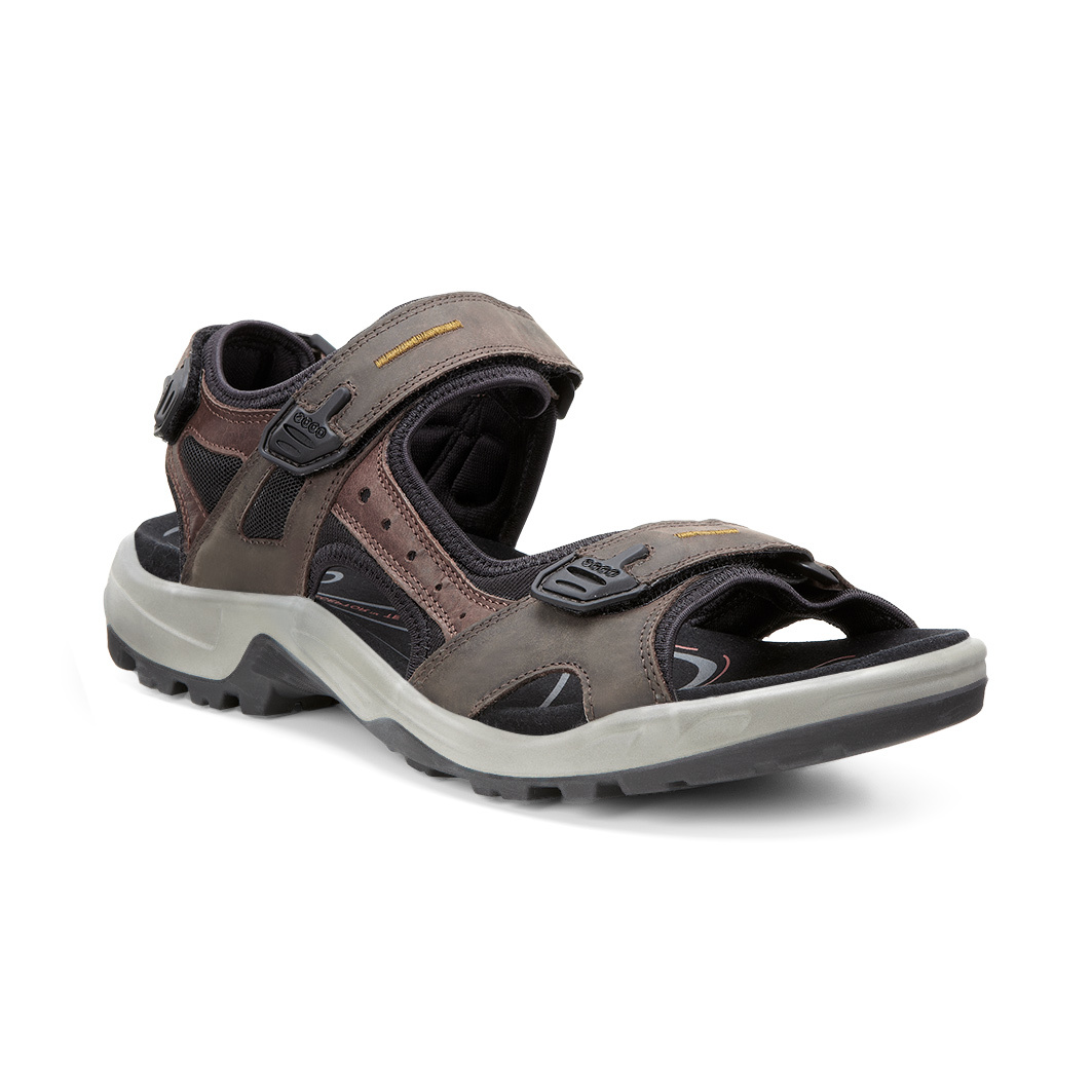 ecco sandals mens gold