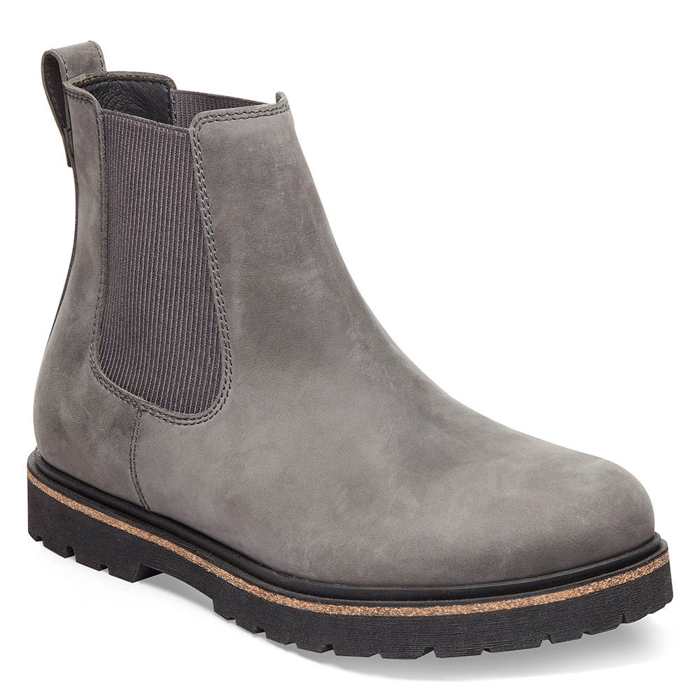Men\'s Birkenstock Highwood Slip-On Suede Boots Eu size 41 (US size 8-8.5 men\'s) Highwood Slip On Men Suede Leather in Color Taupe  main image 4