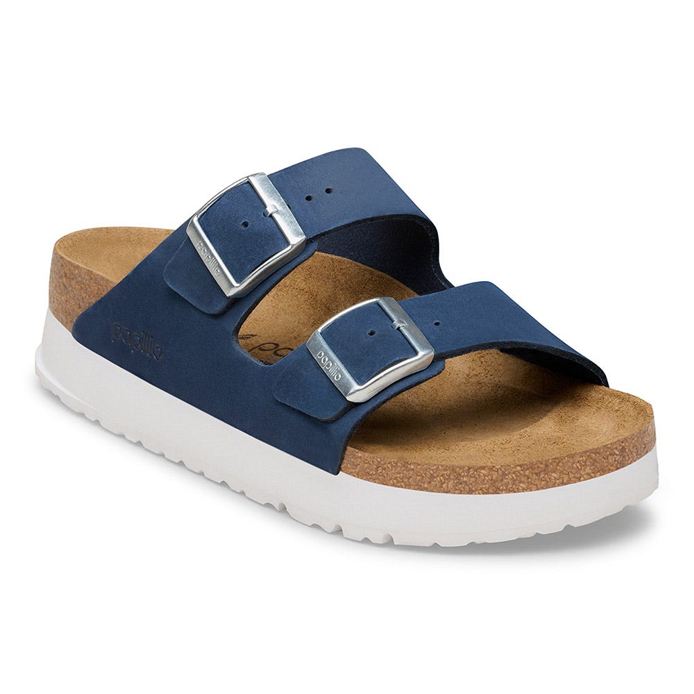 BIRKENSTOCK ネイビー トングサンダル 40 Women's Birkenstock Arizona Platform | Schuler Shoes