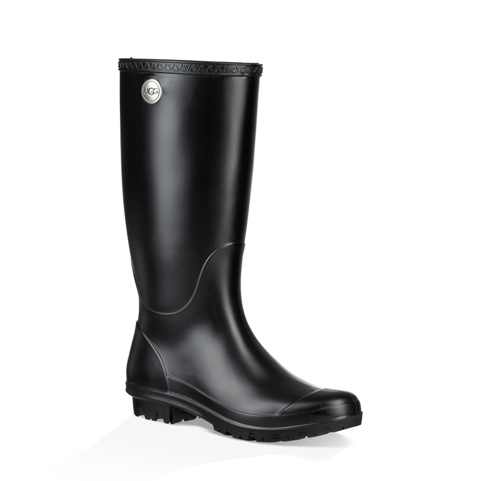 womens matte black rain boots