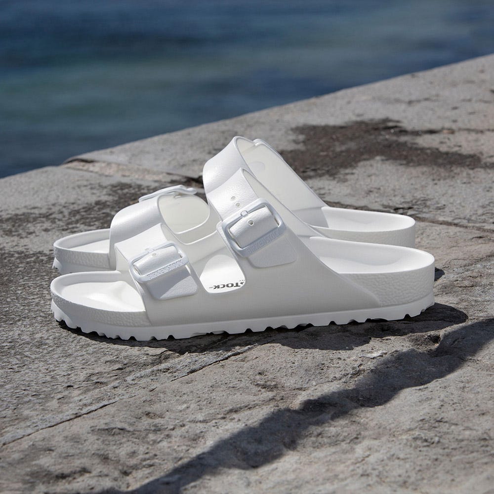 Footgear White Birkenstock Women's Arizona Essentials Eva