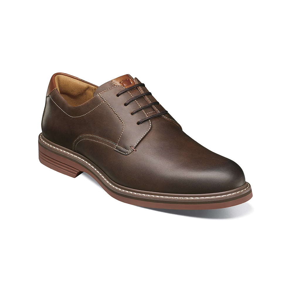 Florsheim Norwalk Plain Toe Brown Oxford Dress Shoe Men\'s 12 Florsheim Oxford Dress Shoes, Big & Tall – BigShoes main image 2