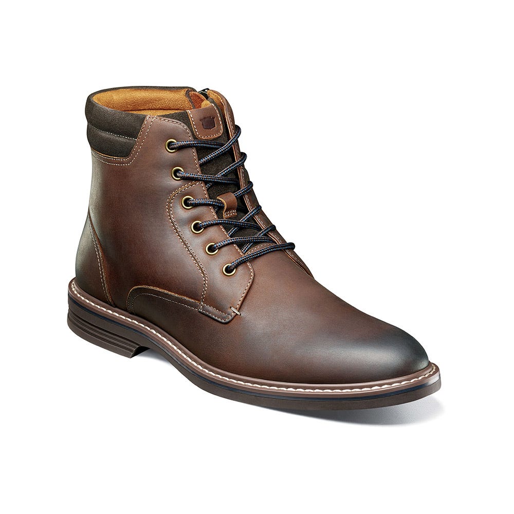 Men's Florsheim Norwalk Plain Toe Lace Up Boot | Schuler Shoes