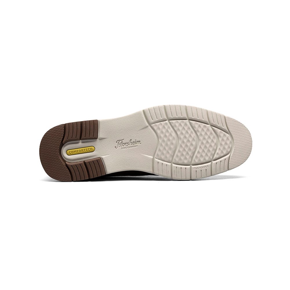 Florsheim Forge Chukka - Stivali da uomo con punta semplice, Cavallo pazzo marrone., 40 EU