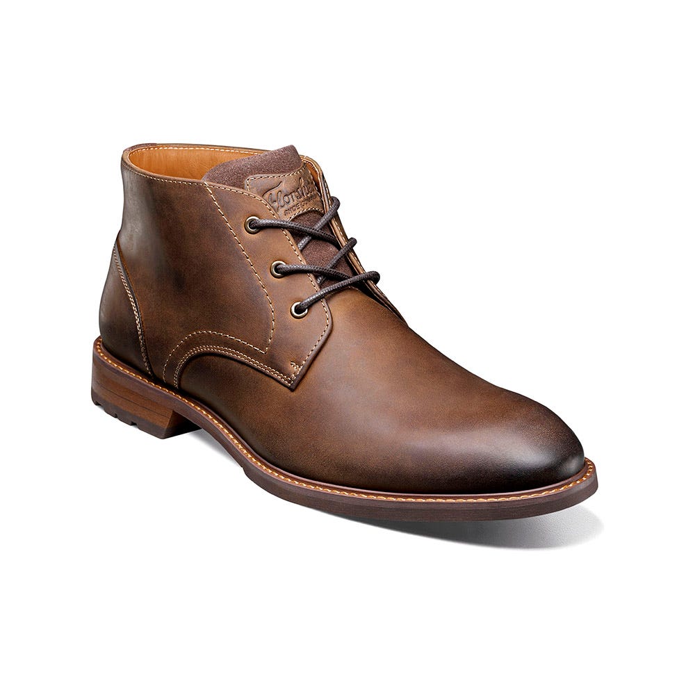 Men's Florsheim Lodge Plain Toe 3-eye Chukka Boot | Schuler Shoes