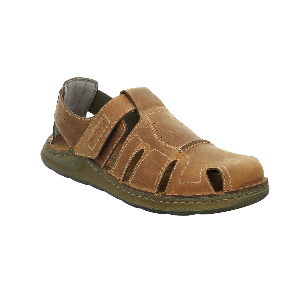 mens closed toe slip on sandals
