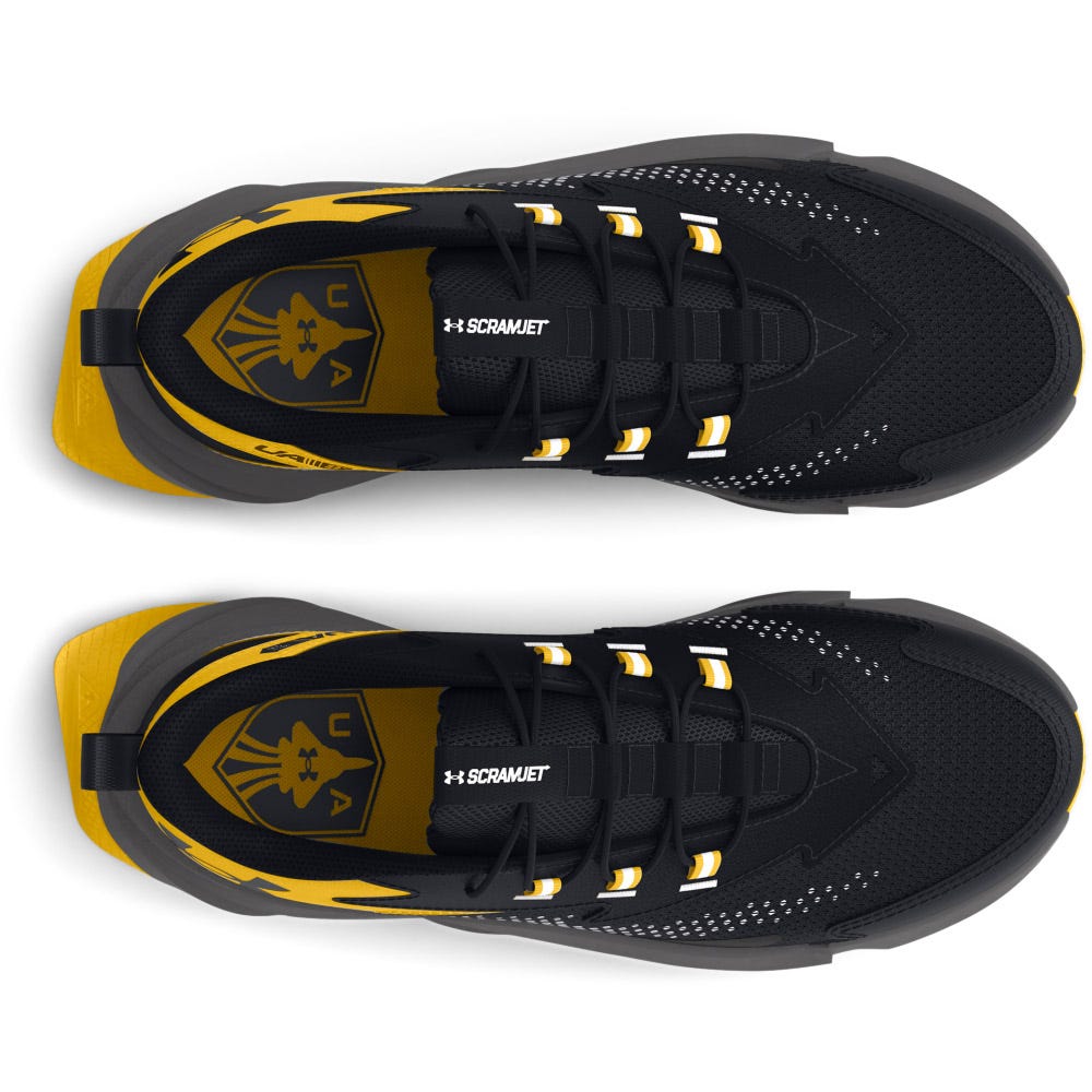 Under Armour スパイクシューズ ブラック/イエロー Kids Under Armour Scramjet 6 Grade | Schuler Shoes