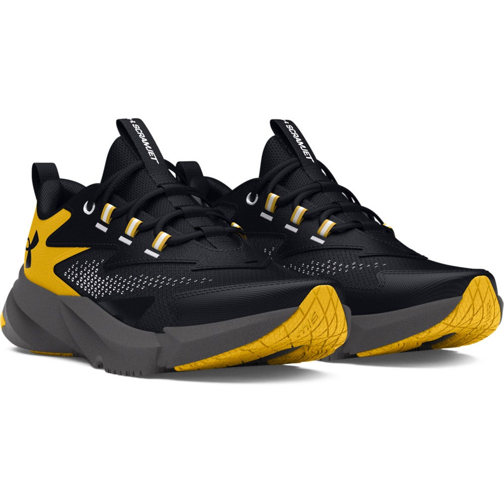 Under Armour スパイクシューズ ブラック/イエロー Kids Under Armour Scramjet 6 Grade | Schuler Shoes