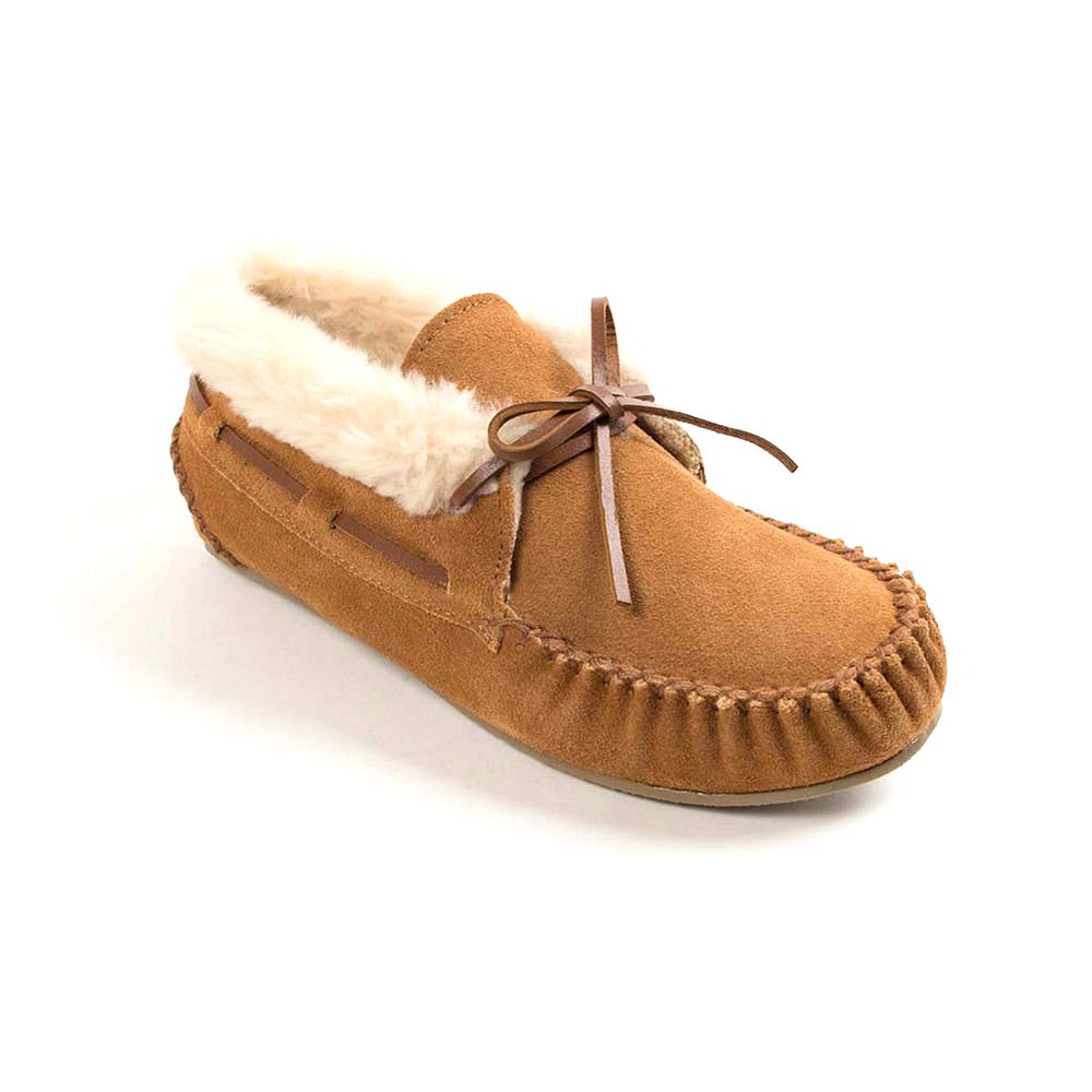 Women's Minnetonka Chrissy Slipper Wide | Schuler Shoes