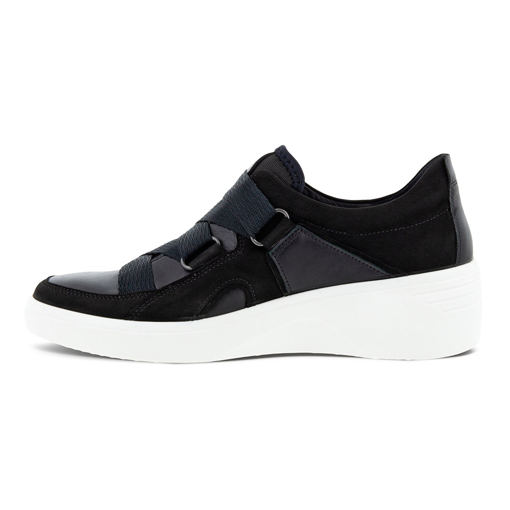 ecco wedge sneakers