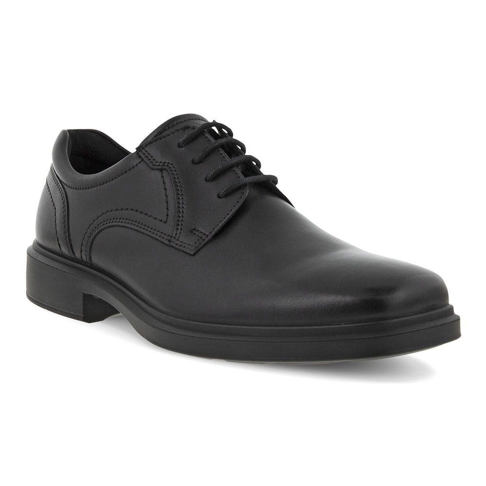 Ecco Helsinki 2.0 Plain Toe Tie Black Men's Black / 50 Ecco Helsinki 2.0 Plain Toe Tie Black Men's Black / 50