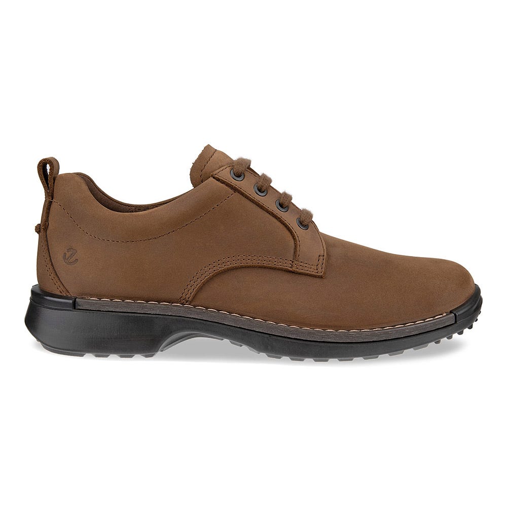 Cap Toe Ecco Men's Dress Shoes Sale Plain Toe Ecco Fusion Moc