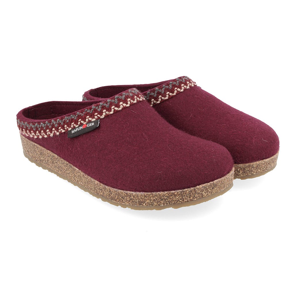 Haflinger Pantofole In Lana Feltro Emils Choice – Modello Slipper Unisex, Suola In Pelle, Taglie Normali - 4