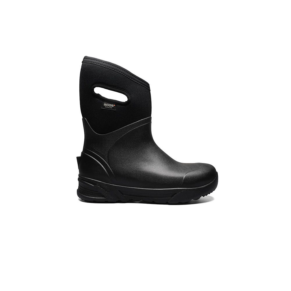Bogs Bozeman Mid Men\'s Insulated Waterproof Black Rubber Rain Snow Boots Size 7 Amazon.com | BOGS Bozeman Mid Men main image 2