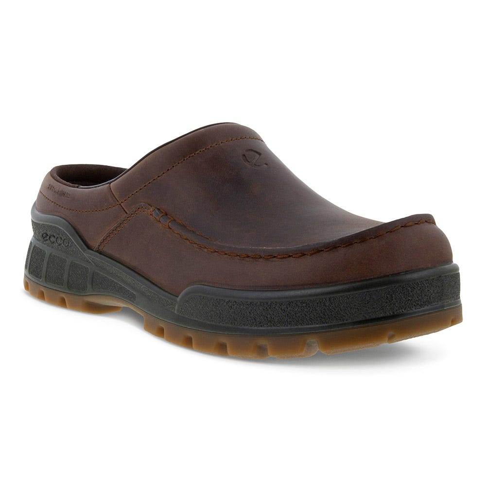 【T’sMOCO】 Men's ECCO® Rugged Track Nubuck Waterproof Shoe | Brown