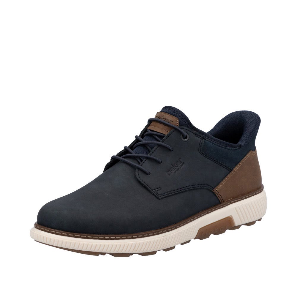 Rieker 03650 Slip-on instappers voor heren, losse inlegzool, bruin 24, 41 EU Breed