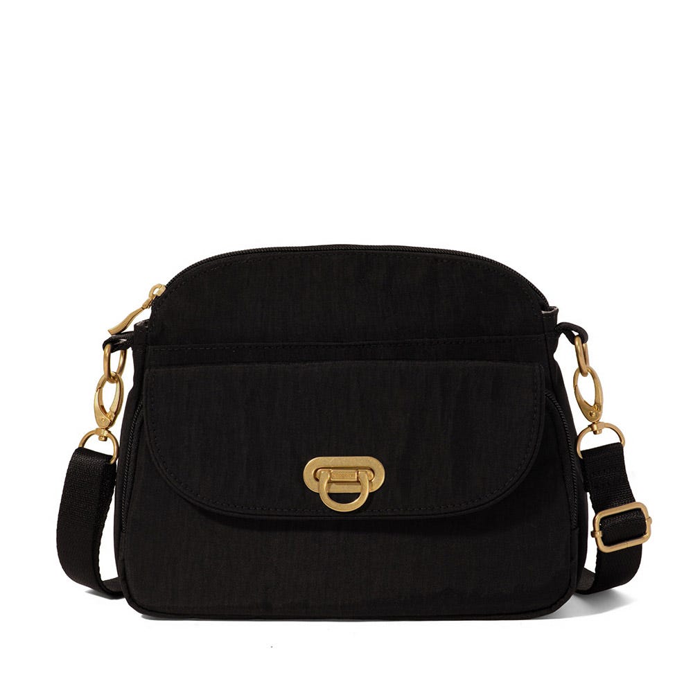 Women's baggallini Coastal Flip Lock Crossbody | Schuler Shoes
