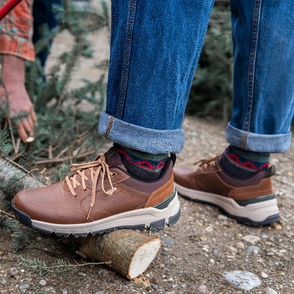 Dunham Glastonbury Ubal ii Waterproof Shoes Size 10.5 WW Extra Wide Greige Brown Dunham Men main image 3