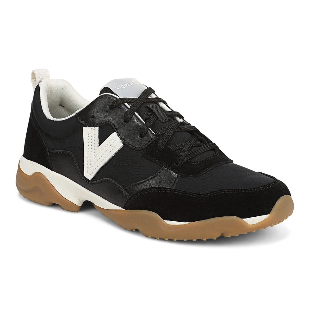 Vionic Women's Walk Slim Glide Sneaker, 12 Medium / Black Vionic Women's Walk Slim Glide Sneaker, 12 Medium / Black