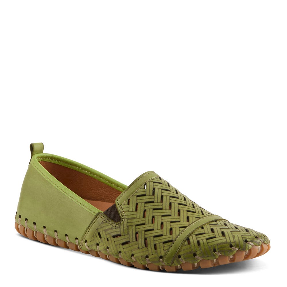 slim fit dress slacks Mae Edwardian Shoes (Green)