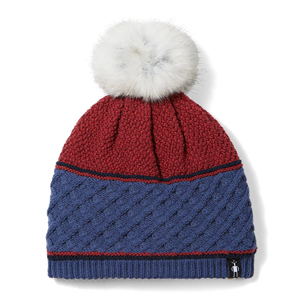 Unisex Smartwool Cable Knit Colorblock Pom Beanie | Schuler  display picture 1