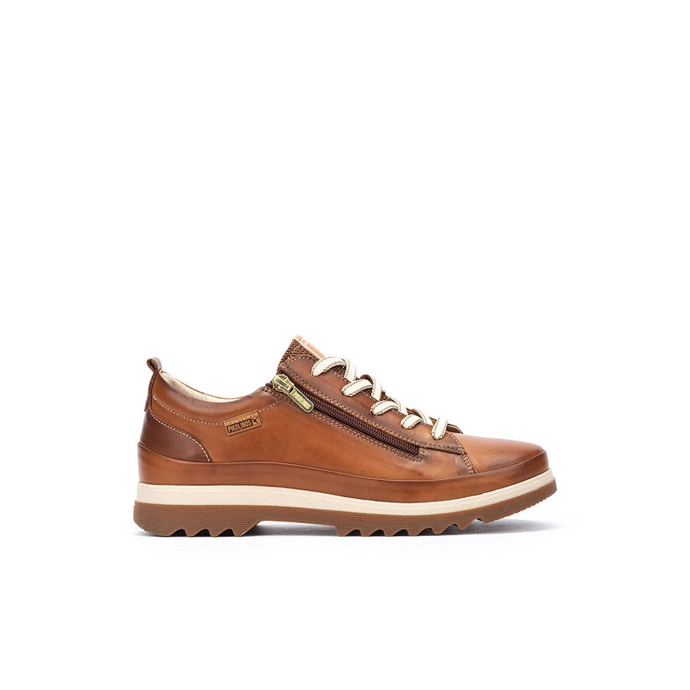 Pikolinos Sneakers in Leder VIGO für Frauen Farbe Arcilla